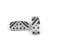 Pour Mitsubishi Pour Pajero V80 NS Pour Montero Pour Shogun 2007~2021 Pas De Forage Carburant Repos Frein Accélérateur Voiture Pédales Couvre-pédales voiture(2pcs)