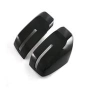 Pour Mitsubishi Pour Triton L200 2023 2024 Couvercle De Rétroviseur Aspect Fibre De Carbone, Déflecteur De Vent, Garniture De Porte Avant FIXCOR(ABS Piano Black)