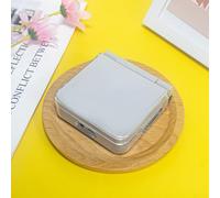Pour Miyoo Flip Étui de protection à rabat avec couverture complète à 360 degrés, étanche et résistant pour les jeux vidéo (gris transparent)