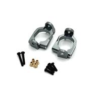 Pour MJX 10208 V1 1/10 Pièces Avant Arrière Bras Oscillant Kit Bras Direction Coupelle Moyeu Support Biellette Support D'amortisseur Voiture RC Pièces Composants(Gray,C Hub Carrier)