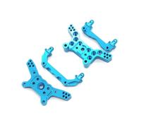 Pour MJX 14210 14209 1/14 RC Car Metal Upgrade Fittings Front And Rear Shell Column Shock Plates Model Accessory ModèLes Mise Niveau Rc(Blue)