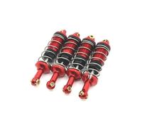 Pour Mjx 14301 14302 14303 14304 Amortisseur Hydraulique Voiture Télécommandée Mises À Niveau Réparations Accessoires Remplacement Composants Rc(Red)