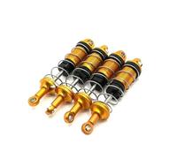 Pour Mjx 16207 16208 16209 16210 1/16 Amortisseurs Avant Et Arrière En Métal Pour Voiture Télécommandée Véhicule Chenilles Pièces Mise À Niveau Remplacement Utilisation Amortisseur RC(Yellow)