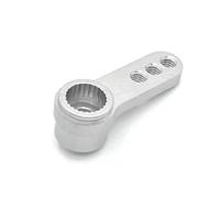 Pour MJX H16 16207 16208 16209 16210 1/16 Métal 25T Bras De Servo Et Palonnier Pièces Et Accessoires Pour Voitures Radiocommandées Composants(Silver)