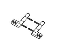 pour MJX pour H8H pour Defender 1/8 Rc Voiture Couvercle Protection Feu Arrière Acier Inoxydable Mise À Niveau Réparation Pièces Rechange G190NS/NB Rc Mise Niveau Composant