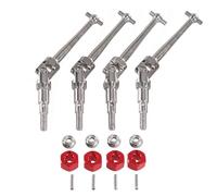 Pour MJX Pour Hyper Go 1/16 16207/8/9/10 H16 H16BM H16PL 1/14 14210 H14bm Écrou Daccouplement En Métal CVD Arbre De Transmission Voiture RC Pièces Améliorations RC(Red)