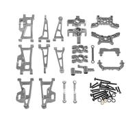 pour MJX pour Hyper Go 14209 14210 1/14 Bras Suspension Amortisseur Tour Bloc Direction Lien RC Voiture Mise À Niveau Réparation Modifier Pièces Bras Oscillant Vertical