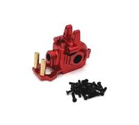 Pour MJX Pour Hyper Go 14209 14210 14301 14302 14303 1/14 Métal Carter Boîte Vitesses Avant Différentiel Pièces Rechange Pour Voitures RC Modèles(Red)