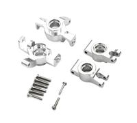 pour MJX pour Hyper Go 14301 14302 1/14 Coupelle De Direction Avant en Métal Et pour Porte-moyeu Arrière Accessoires Mise À Niveau pour Voiture RC