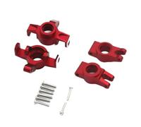 pour MJX pour Hyper Go 14301 14302 1/14 Coupelle De Direction Avant en Métal Et pour Porte-moyeu Arrière Accessoires Mise À Niveau pour Voiture RC