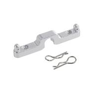 Pour MJX Pour Hyper Go 14301 14302 14303 1/14 Carrosserie Arrière Métal Support Carrosserie Fixe Voiture Télécommandée Améliorée Accessoires PièCes Rc(Silver)