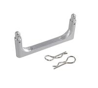 Pour MJX Pour Hyper Go 14301 14302 14303 1/14 Corps De Pilier Coque Avant Métal Pièces Fixes Améliorées Accessoires Modèle Voiture RC ModèLes Mise Niveau Rc(Silver)