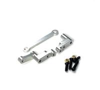 Pour MJX Pour Hyper Go 16207 16208 16209 16210 H16 H16BM 1/16 Ensemble De Direction En Métal Télécommande Accessoires Voiture ModèLes Mise Niveau Rc(Silver)