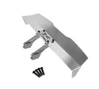 Pour MJX Pour Hyper GO 16207 H16PL 1/16 Accessoires Aile Arrière Métal Pièce Rechange Pièces Mise Niveau Voiture RC Accessoires Réparation Remplacement PièCes Rc(Gray)