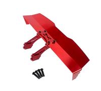 Pour MJX Pour Hyper GO 16207 H16PL 1/16 Accessoires Aile Arrière Métal Pièce Rechange Pièces Mise Niveau Voiture RC Accessoires Réparation Remplacement PièCes Rc(Red)