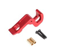 Pour MJX Pour Hyper Go 16208 H16H Corps Serrure Coque 16017 Crochet Métallique Pièces Rechange Aluminium Accessoires Mise Niveau Pièces Voitures RC(Red)