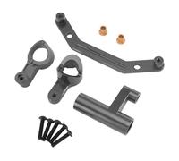 Pour MJX Pour HYPER GO 7303 1/7 Grand Kit De Pièces CNC Alliage D'aluminium PVoiture Rallye Tout-terrain C3 Direction Avant Métal Pièces Voitures RC(Titanium)