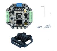Pour Mks Servo57d Pilote de moteur pas à pas en boucle fermée avec Rs485 Can Bus Support Modbus-rtu Foc Vector Control et 16384 Encodeur magnétique pour automatisation industrielle Noir (carte mère