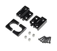 pour MN 1/12 pour MN82 LC79 pour MN78 RC Pièces Mise À Niveau Télécommande Voiture Métal Mise À Niveau Essieu Arrière pour Fixation Plaque À Ressort Pièces Siège Accessoires Accessoires RC(Black)