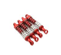 Pour MN 78 1/12 RC Car Parts 4pcs Metal Non Hydraulic External Pour Shock Absorber Set Upgrade Shocks Rc Modèles Composants(Red)
