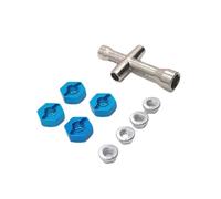 Pour MN-999 1/10 Métal Adaptateur Hexagonal 12 Mm Pour Clé À Pneu Voiture Télécommandée Pièces De Mise À Niveau Pièces Rechange(SKY BLUE)