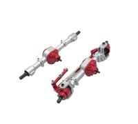 Pour MN D90 D91 D96 99S FJ45 1/12 Metal Gear Front Rear Bridge Axle Set RC Car Upgrade Parts Accessories Pièces Voitures RC(Silver)