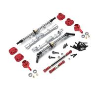 Pour MN D90 D91 D96 D99S FJ45 Pour Defender 1/12 Mise À Niveau En Métal Assemblage Dessieu Avant Et Arrière Différentiel Pièces De Voiture RC Pièces Voitures RC(Silver)