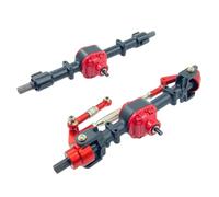 Pour MN D90 D91 D96 D99S MN90 MN96 MN99 Pour MN99S FJ45 Ensemble D'essieu Métal Pièces Rechange Voiture RC Ensemble Pont Mise À Niveau Essieu Avant Arrière RC Essieu(Black)
