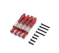 Pour MN D90 D91 D96 Pour MN98 99S Pour WPL C14 C24 B14 B24 1/12 Métal Externe Pour Amortisseur À Ressort Pièces De Mise À Niveau De Voiture RC RC Jouets Accessoires(Red)