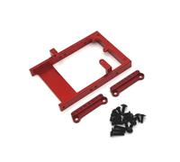 Pour MN D90 D91 D96 Pour MN98 99S Support Damortisseur Servomoteur Accessoires Métalliques Pour Chenilles RC Camion Amélioré Pour Buggy Pièces Voitures RC(Red)