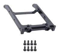 Pour MN G500 MN86 MN86S MN86K MN86KS Pour MN128 1/12 Support Pare-chocs Avant Métal Pour Traverse Pièces Mise À Niveau Voiture Sur Chenilles RC ChâSsis Rc Rails Cadre(Black)