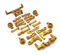 Pour MN MN38 1/16 Métal Pour Bras Oscillant Ensemble De Coupelles De Direction RC Voiture Véhicules À Chenilles Et Accessoires Mises À Niveau Et Remplacements Utiliser RC Coupelle Direction(Yellow)