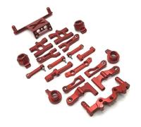 Pour MN MN38 1/16 Métal Pour Bras Oscillant Ensemble De Coupelles De Direction RC Voiture Véhicules À Chenilles Et Accessoires Mises À Niveau Et Remplacements Utiliser RC Coupelle Direction(Red)