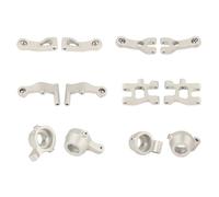 pour MN MN68 1/16 12 Pièces Bras Avant Arrière Métal Tasse Direction Composants Support Moyeu Accessoires Mise À Niveau Voiture RC Coupelle Direction RC