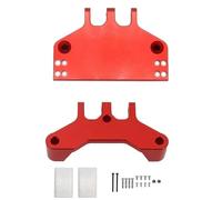 Pour MN MN86 MN86S MN86KS MN86K 4WD G500 Métal Support De Boîtier De Direction Et Base De Servo Pour Siège Accessoires Pour Voitures Radiocommandées Modifiées RC Jouets Accessoires(Red)