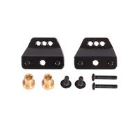 Pour MN MN99sV2 Pour MN168 Pour MN78 Pour MN82 1/12 Supports D'amortisseurs Avant Arrière Métal Accessoires Pièces Rechange Voitures Télécommandées RC Pièces De Voiture(Black)