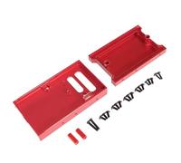 Pour MN Modèle Pour MN98 Pour MN99s 1/12 Fixation Du Siège Du Hayon Arrière Carte Électronique Pièces Modification D'amélioration Métal Voiture Télécommandée Accessoires Voiture Rc(Red)