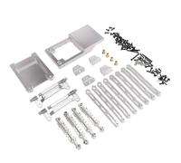 Pour MN Pour MN168 Pour MN78 1/12 Amortisseur À Tige Kit De Vulnérabilité Voiture Télécommandée Pièces De Rechange Pour Mise À Niveau Ou Réparation RC Jouets Accessoires(Silver)