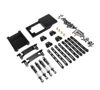 Pour MN Pour MN168 Pour MN78 1/12 Amortisseur À Tige Kit De Vulnérabilité Voiture Télécommandée Pièces De Rechange Pour Mise À Niveau Ou Réparation RC Jouets Accessoires(Black)