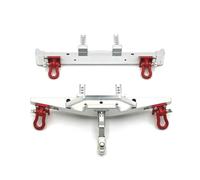 Pour MN Pour MN82 LC79 1/12 Mise À Niveau En Métal Pare-chocs Avant Et Arrière Pièces De Voiture Télécommandée Réparation RC Remplacer Accessoires Pare-chocs Pièces(Silver)