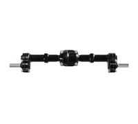 Pour MN Pour MN82 LC79 Pour MN78 98 99SV2 1/12 Ponts Portes Avant Arrière Entièrement Métalliques Accessoires Pièces Modèles Réduits Voitures Télécommandées RC Essieu(Black,Rear)
