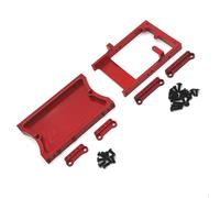 Pour MN Pour MN98 D90 D91 D96 99S Poutre Arrière Compartiment Boîtier Direction Support D'amortisseur Voiture Sur Chenilles RC Camion Amélioré Métal Pour Buggy PièCes Rc(Red)