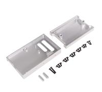 Pour MN Pour MN98 Pour MN99s 1/12 Modèle Réduit Télécommandé Voiture Métal Modification Pièces Mise À Niveau Pour Circuit Imprimé Fixation Imprimé Siège Arrière PièCes Rc(Silver)