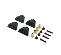 Pour MN78 Pour MN168 Supports D'amortisseurs Avant Arrière Voiture Télécommandée Camion Pour Buggy Véhicules Chenilles Pièces Accessoires Mises Niveau Remplacement RC Pièces De Bricolage(Black)