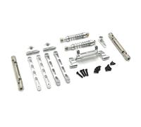 pour MN82 LC79 pour MN78 1/12 Tige Liaison Châssis Métal Support Traction Amortisseur Ensemble d'arbre D'entraînement Pièces Mise À Niveau Voiture RC Rc Jouets Accessoires