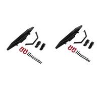 Pour MN99S D90 D91 D96 D99S MN90 MN99 1/12 RC Car 2X Pare-chocs Avant En Métal Pièces De Mise À Niveau Réparation Accessoires De Remplacement Noir Pare-chocs Pièces