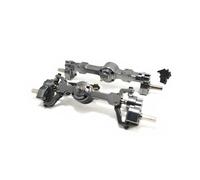 Pour MN99S MN99 Pour MN D90 Pour MN98 Pour Mn99s Pour Mn 99s Axe Portail Avant Arrière Alliage Pièces Mise Niveau Métal Accessoires Partie Voiture Rc Essieux RC(Gray)