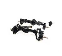 Pour MN99S MN99 Pour MN D90 Pour MN98 Pour Mn99s Pour Mn 99s Axe Portail Avant Arrière Alliage Pièces Mise Niveau Métal Accessoires Partie Voiture Rc Essieux RC(Black)