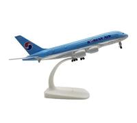 Pour modèle d'avion en alliage métallique Airbus A380 modèle d'avion en métal moulé sous pression avec roues 20 cm kit de jouet de collection