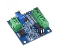 Pour module de conversion PWM en tension avec plage de signal de 0 à 100 % vers sortie analogique 0-10 V, compatible avec plusieurs entrées de tension et facteur de forme compact